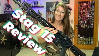 Stag 15 Tactical Left Handed Rifle Review [upl. by Anilahs]