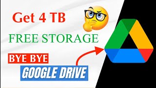 How to Get 4 TB Space free  Get up to 4 TB free online storage for free  Better than Google Drive [upl. by Ynahteb803]