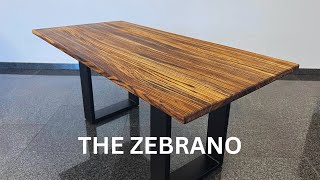 One of the most expensive wood in the world Coffee table made of Zebrano [upl. by Nahtiek]