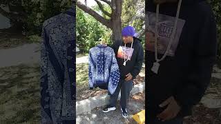 ROCCETT LOC MAKES SPIDER LOC A C RAGG HOODIE [upl. by Haggar]