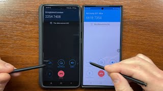 Samsung Galaxy S21 Ultra vs S22 Ultra SkyPhone amp WhatsApp Incoming amp Outgoing Calls StylusesCovers [upl. by Sauder]