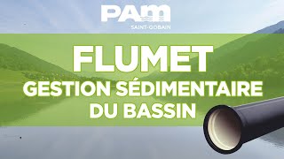 Des tuyaux Mineral pour la gestion sédimentaire du bassin du Flumet  SaintGobain PAM [upl. by Yztim95]