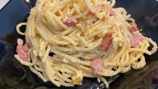 La carbonara la vraie recette italienne simple et délicieuse [upl. by Aiclid986]