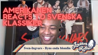 Amerikanen Reacts to Svenska Klassiker Sven Ingvars  Byns enda blondin [upl. by Eynenihc]