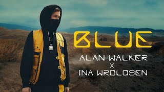 Alan Walker amp Ina Wroldsen  Blue Official Lyric Video [upl. by Lilac579]