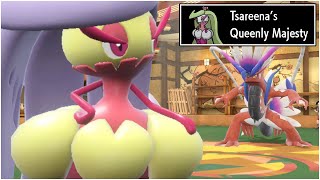 ★EPIC TSAREENA SWEEP★ Queenly Majesty CLUTCH Shiny Tsareena Moveset Pokemon Scarlet and Violet [upl. by Sella]