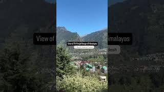 Manali Honeymoon Tour Package  view of Pir Panjal Range of the Himalayas…taxiservicemanali [upl. by Niwri]