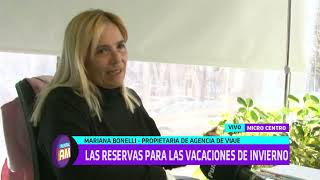 Mariana Bonelli Las reservas para las vacaciones de invierno [upl. by Nithsa]