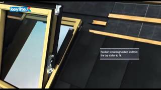 Keylite Slate Roof Flashing Installation SRF [upl. by Daas]