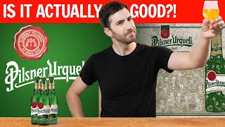 Czech Beer Taste Test Pilsner Urquell amp Rebel  On Tap [upl. by Ellebana]