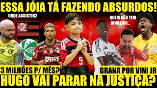 SÓ TEM 6 E JÁ FAZ ISSO VINI JR RENDERÁ 75 MILHÕES CALOTEIROS AMEAÇAM IR À JUSTIÇA E FLAMENGO [upl. by Aselehc]