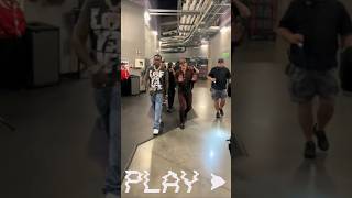 Morgan Wallen and Moneybagg Yo having fun during walkout 😄🙌💯 shorts morganwallen countrymusic [upl. by Aihsa]