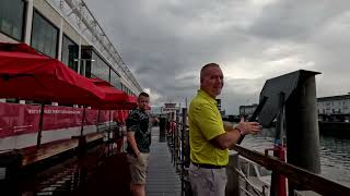 Waiting to board the Fast Ferry to Provincetown [upl. by Socram]