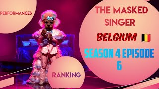 S4 E6  Performances ranking  Masked Singer Belgium 🇧🇪 [upl. by Harrell]