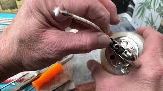 Replacing An Imco Wick In Our Thorens DoubleClaw Table Lighter With A Proper One From david2052 [upl. by Atimad]