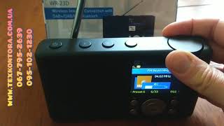 Интернет радио с WIFI WR23D DAB FM Bluetooth WIFI радио с аккумулятором [upl. by Keir]