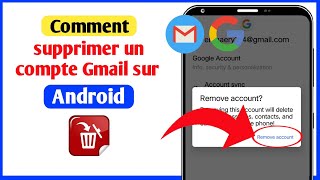 Comment supprimer un compte Gmail dAndroid  Supprimer un compte Google sur mobile [upl. by Stulin435]