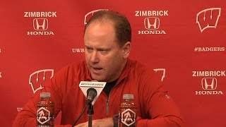 Badgers coach Greg Gard calls Penn State much improved [upl. by Nois]