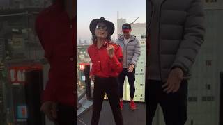 Slow motion challenge featremitan5393 michaeljackton moonwalk kingofpop michaeljackson [upl. by Laise]