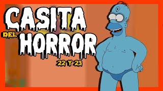 LOS SIMPSON  CASITA DEL HORROR 22 Y 23  Resúmenes de series [upl. by Mitman]