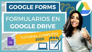 📋 GOOGLE FORMS Aprende a usar los GOOGLE FORMULARIOS para tus encuestas 🙋🏻 Tutorial en ESPAÑOL [upl. by Yelsha]