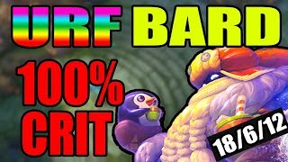 URF BARD FULL CRIT AD  BEST SUPPORT BUILD IN URF  League of Legends  Kobe lol [upl. by Maybelle]