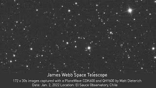 Capturing the James Webb Space Telescope with a PlaneWave CDK600 [upl. by Erlandson]