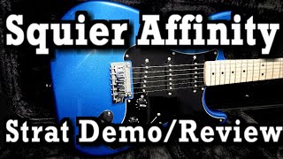 Guitar Vid  Squier Affinity Strat SSS Demo  Review 2021 and newer version [upl. by Rombert]