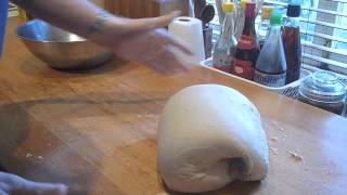 Air Kneading Sourdough Bread Dough [upl. by Nairadal216]