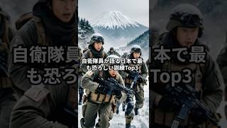 自衛隊員が語る日本で最も恐ろしい訓練TOP3＃自衛隊訓練雑学 [upl. by Verger]