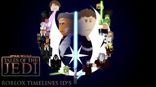 Star Wars Tales of the Jedi Suits  Roblox Timelines IDs [upl. by Ennayoj293]