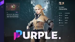 Purple KR  NCsoft nextgeneration platform Beta version [upl. by Demy178]