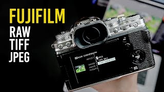 Fujifilm RAW vs JPEG vs TIFF [upl. by Papst]