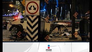 El trágico accidente del BMW sobre Paseo de la Reforma  Imagen Noticias con Francisco Zea [upl. by Darnoc]