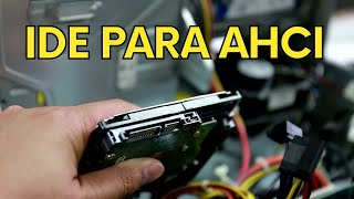 COMO MUDAR de IDE PARA AHCI SEM PRECISAR FORMATAR WINDOWS 7 [upl. by Aikkin]