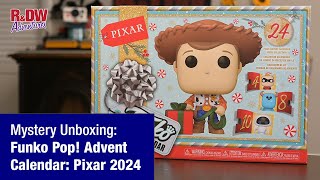 Mystery Unboxing Funko Pop Advent Calendar Pixar 2024 [upl. by Eimilb]