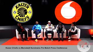 Kaizer Chiefs vs Mamelodi Sundowns pre Match press Conference Coaches  Manqoba amp Nabi [upl. by Atronna]