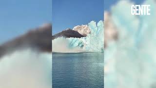 Desprendimiento del Glaciar Upsala [upl. by Ailefo]