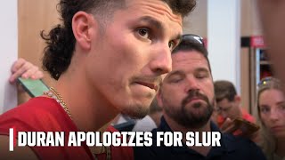 Jarren Duran apologizes for antigay slur  ESPN MLBA [upl. by Duster]