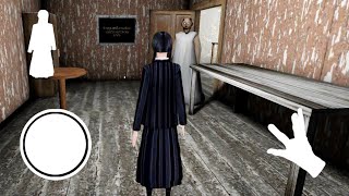 Granny is  Playing As Wednesday Addams Sewer Escape Full Gameplay [upl. by Avir]