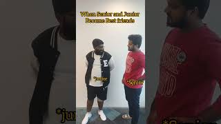 Senior and Junior Friendship  Tamil  reelsshorts tamilshorts tamilcomedy officefun officememe [upl. by Odille]