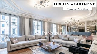 Luxury Paris Rental Apartment Tour  Trocadéro  PARISRENTAL  REF 58924 [upl. by Tekcirk]