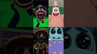 Roblox Wiiii Jumpscares Shin Sonic Baba Chops insideout2 anxiety joy catnap pomni spongebob [upl. by Ynelram471]