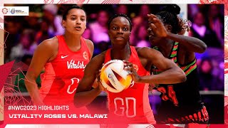 Vitality Roses vs Malawi  Netball World Cup 2023 Highlights [upl. by Bigelow]