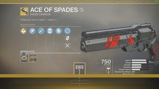 ACE OF SPADES CATALYST  GOD ROLL BELOVED GAMEPLAY [upl. by Nitin]