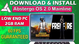 How To Install Abstergo OS 20 Mainline on a Low End PC  2GB Ram  Easy Method [upl. by Manolo393]