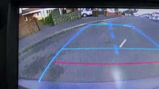 Parallel Park Toyota Yaris with reversing camera Driving test manoeuvre [upl. by Analrahc427]