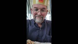 Burger King Wednesdays Whopper Meal Review burgerking burger tots churros adamsfamily [upl. by Yhtomiht53]