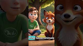 Elephant l Dog l Crow l Fox and Kids l English Cartoons l Hindi cartoon l New animation cartoons [upl. by Ayotel]