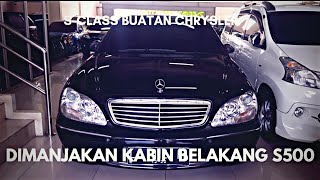 Mercedes Benz S500 W220 PreFL Tour Review Indonesia [upl. by Haletta]